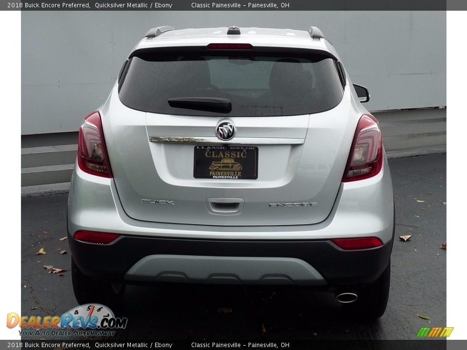 2018 Buick Encore Preferred Quicksilver Metallic / Ebony Photo #3