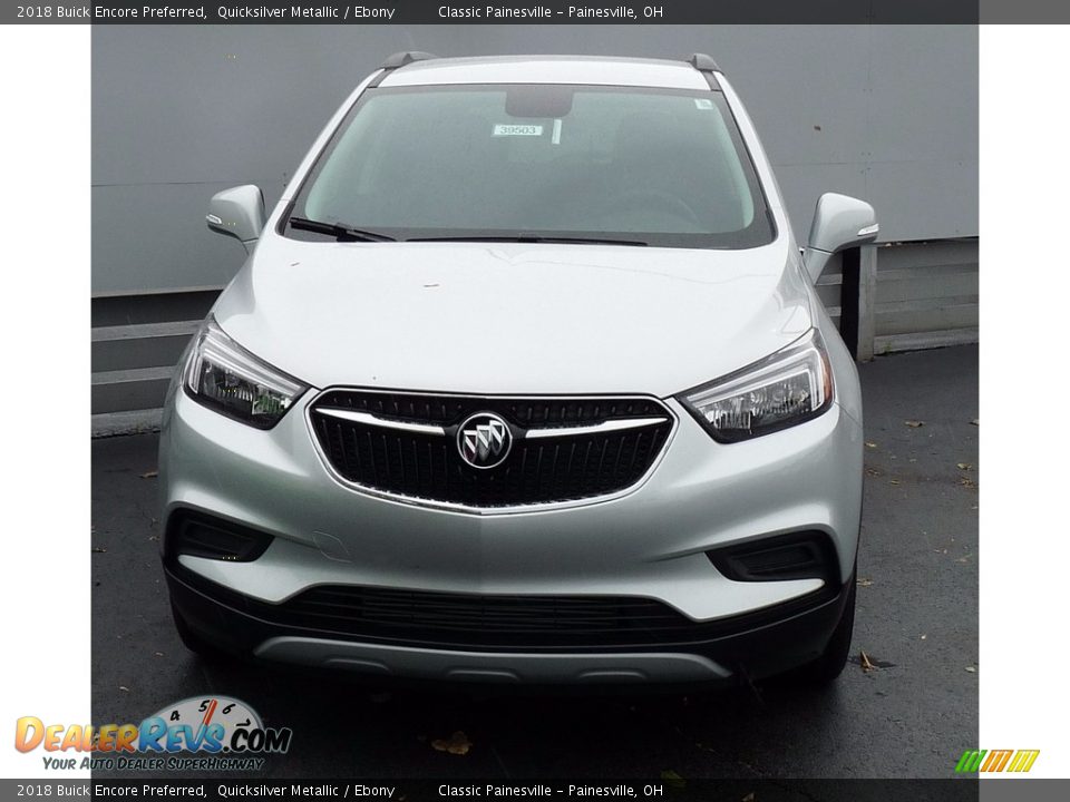 2018 Buick Encore Preferred Quicksilver Metallic / Ebony Photo #4