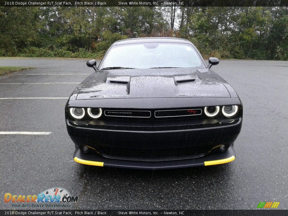 2018 Dodge Challenger R/T Scat Pack Pitch Black / Black Photo #3