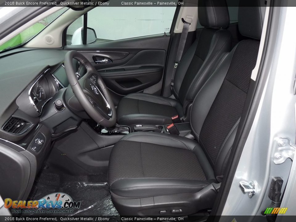 Ebony Interior - 2018 Buick Encore Preferred Photo #6