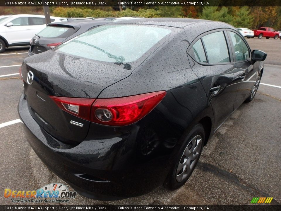 2014 Mazda MAZDA3 i Sport 4 Door Jet Black Mica / Black Photo #4