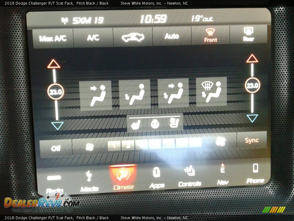 2018 Dodge Challenger R/T Scat Pack Pitch Black / Black Photo #21