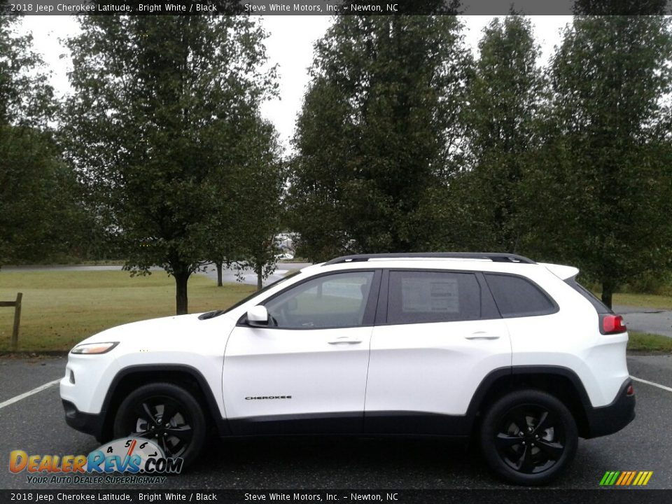 2018 Jeep Cherokee Latitude Bright White / Black Photo #1