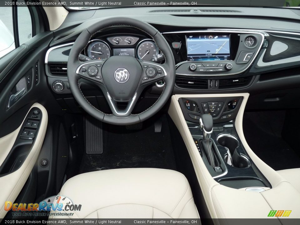 2018 Buick Envision Essence AWD Summit White / Light Neutral Photo #9
