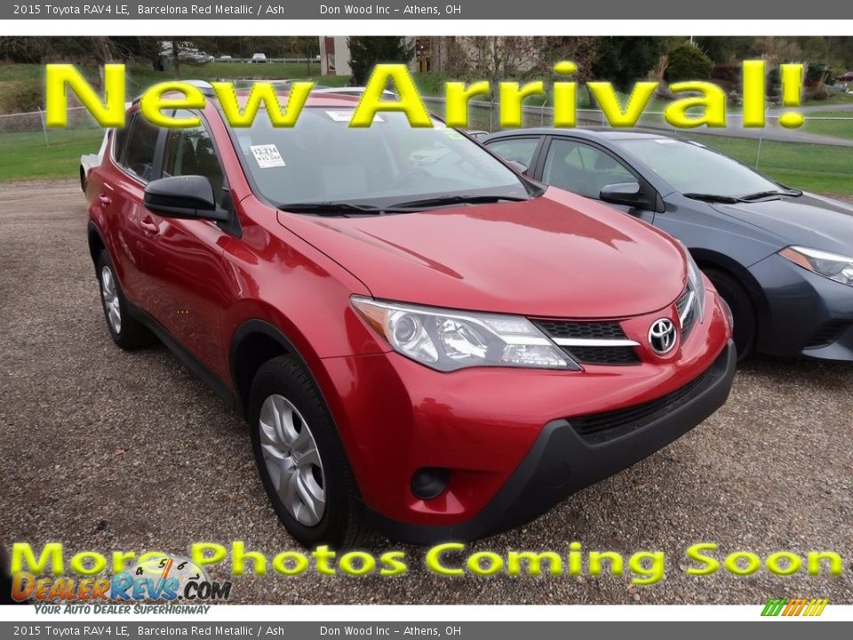 2015 Toyota RAV4 LE Barcelona Red Metallic / Ash Photo #1