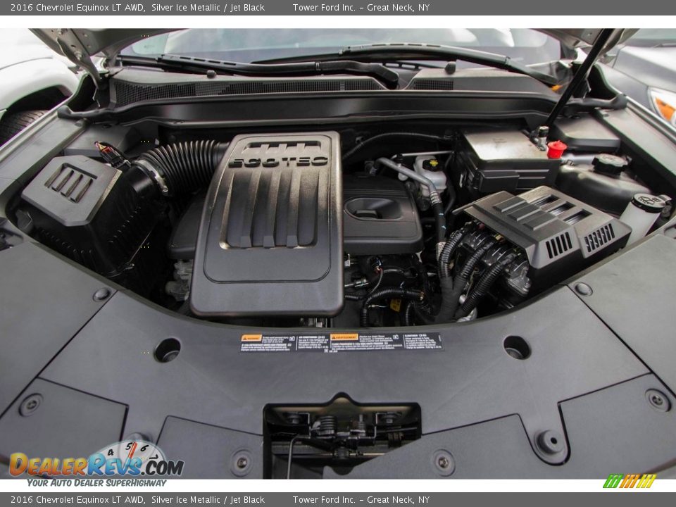 2016 Chevrolet Equinox LT AWD Silver Ice Metallic / Jet Black Photo #7