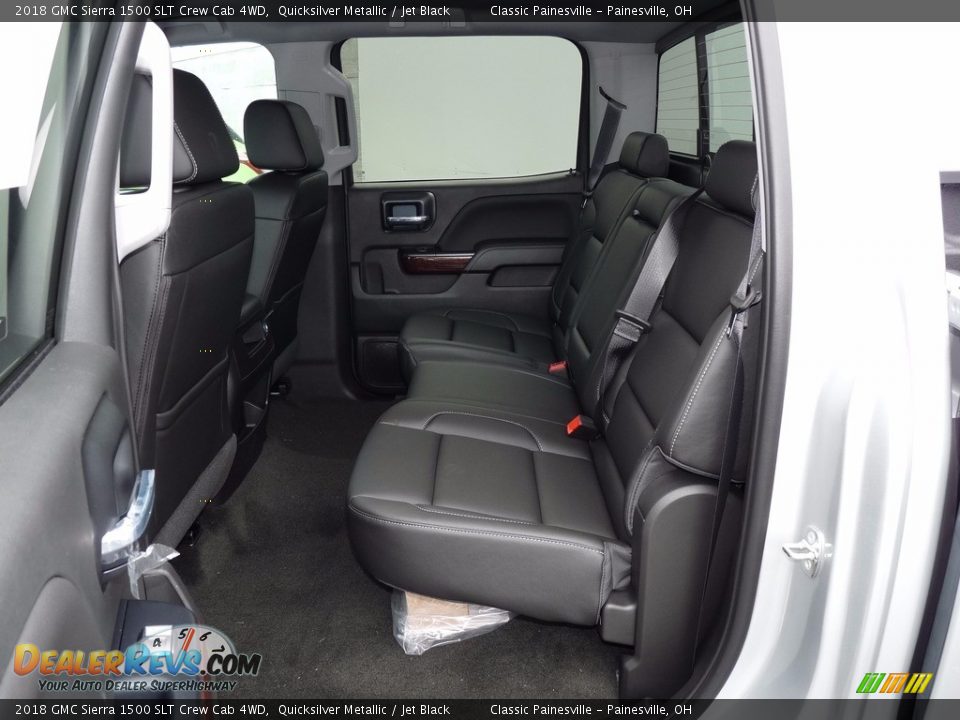 Rear Seat of 2018 GMC Sierra 1500 SLT Crew Cab 4WD Photo #7