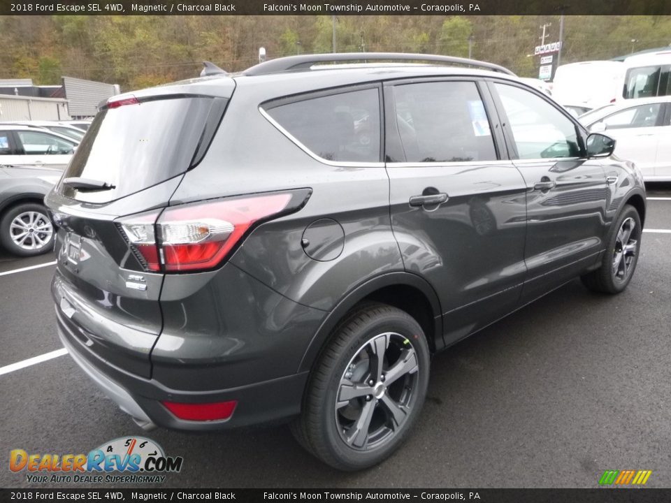 2018 Ford Escape SEL 4WD Magnetic / Charcoal Black Photo #2