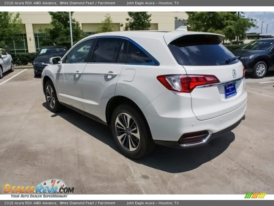 2018 Acura RDX AWD Advance White Diamond Pearl / Parchment Photo #5