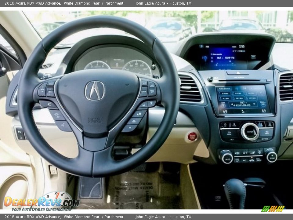 2018 Acura RDX AWD Advance White Diamond Pearl / Parchment Photo #9