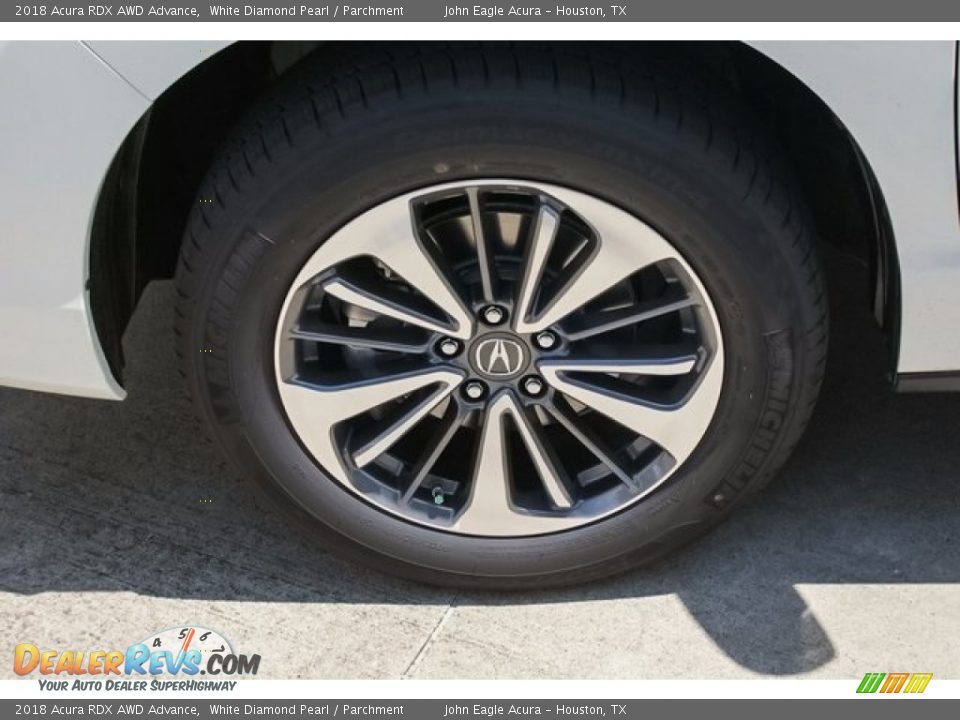 2018 Acura RDX AWD Advance White Diamond Pearl / Parchment Photo #13