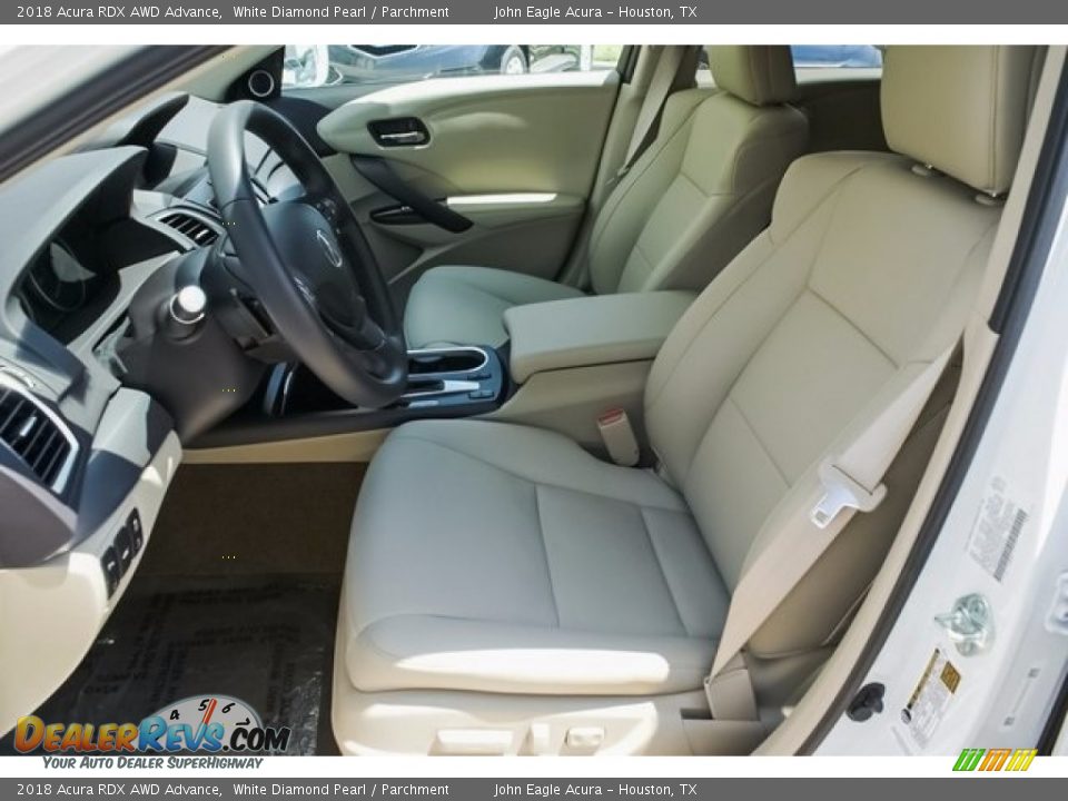 2018 Acura RDX AWD Advance White Diamond Pearl / Parchment Photo #15