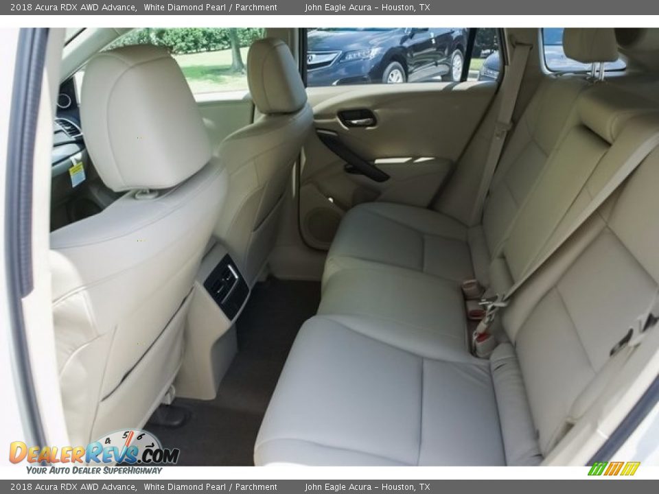 2018 Acura RDX AWD Advance White Diamond Pearl / Parchment Photo #18
