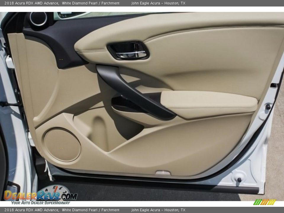 2018 Acura RDX AWD Advance White Diamond Pearl / Parchment Photo #23