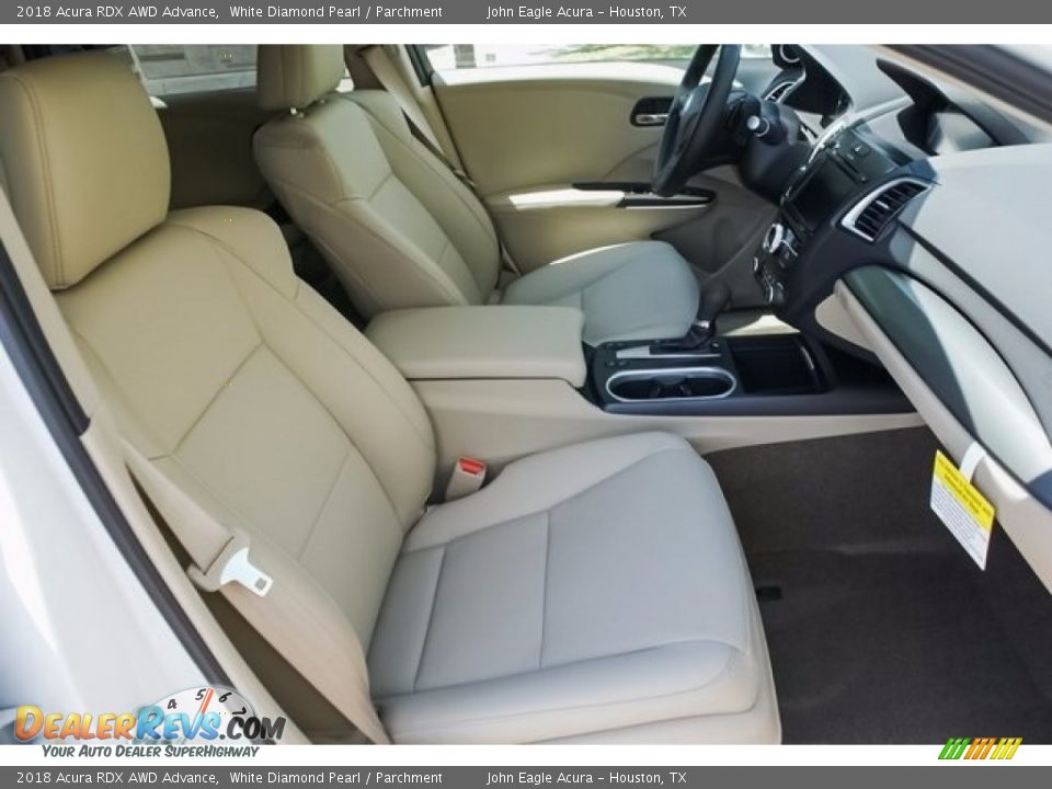 2018 Acura RDX AWD Advance White Diamond Pearl / Parchment Photo #24
