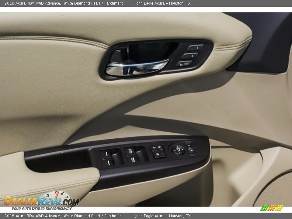 2018 Acura RDX AWD Advance White Diamond Pearl / Parchment Photo #26