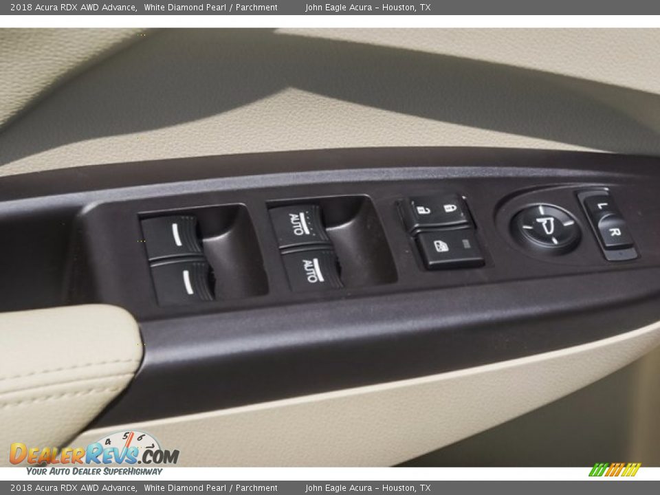 2018 Acura RDX AWD Advance White Diamond Pearl / Parchment Photo #28