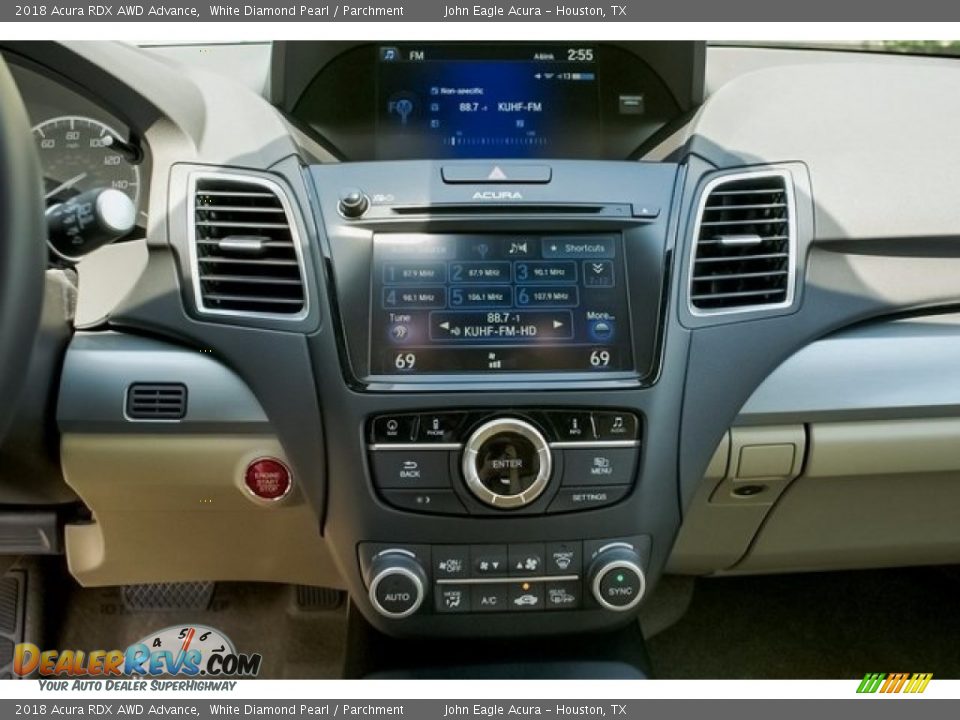 2018 Acura RDX AWD Advance White Diamond Pearl / Parchment Photo #31