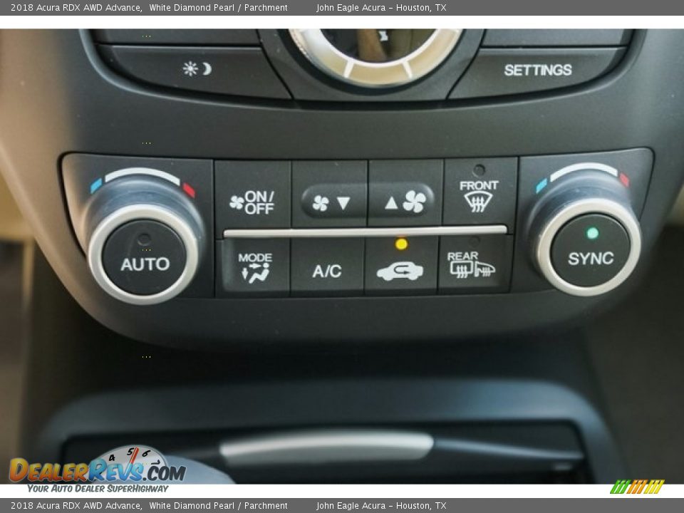 2018 Acura RDX AWD Advance White Diamond Pearl / Parchment Photo #36