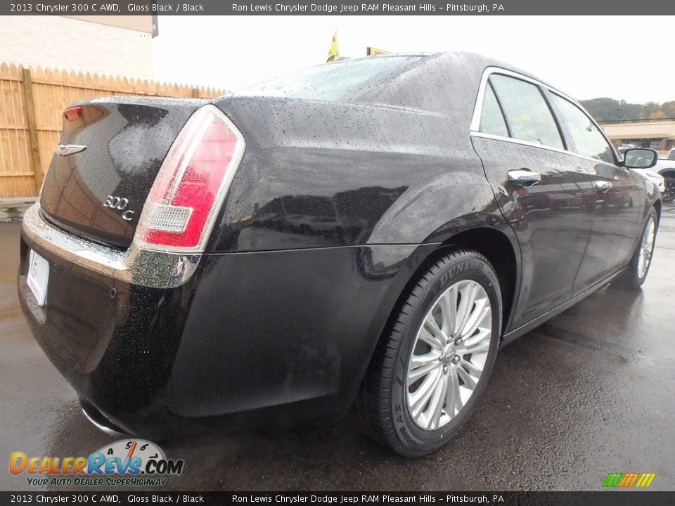 2013 Chrysler 300 C AWD Gloss Black / Black Photo #6