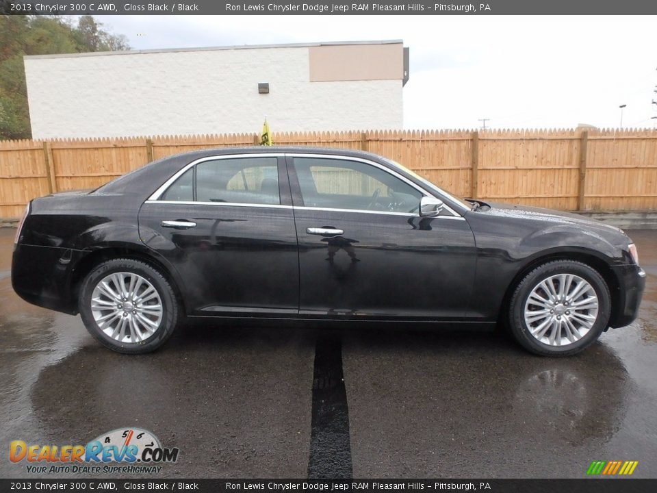 2013 Chrysler 300 C AWD Gloss Black / Black Photo #7