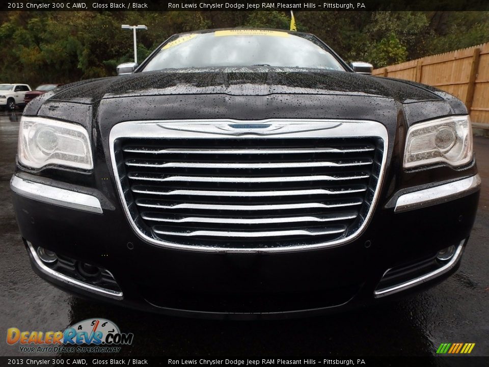 2013 Chrysler 300 C AWD Gloss Black / Black Photo #9