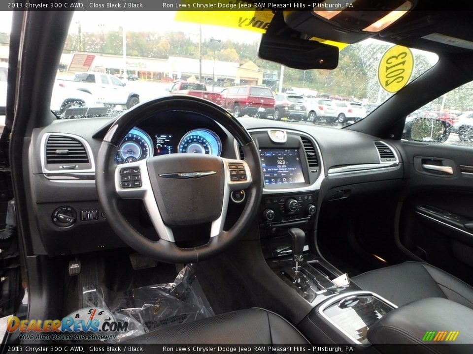 2013 Chrysler 300 C AWD Gloss Black / Black Photo #13