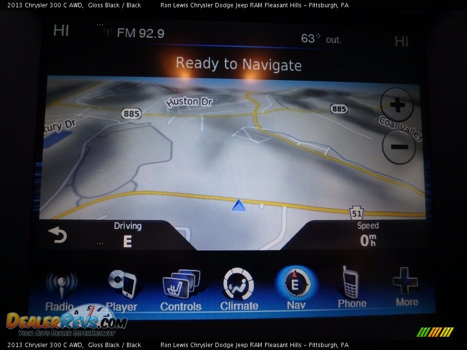 2013 Chrysler 300 C AWD Gloss Black / Black Photo #17