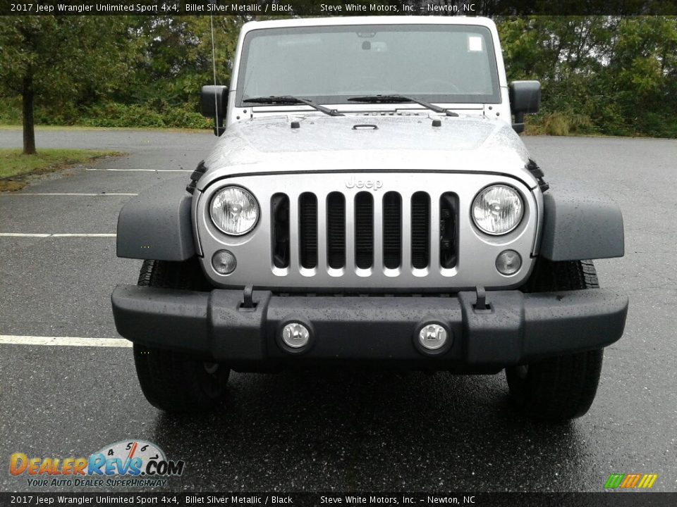 2017 Jeep Wrangler Unlimited Sport 4x4 Billet Silver Metallic / Black Photo #3