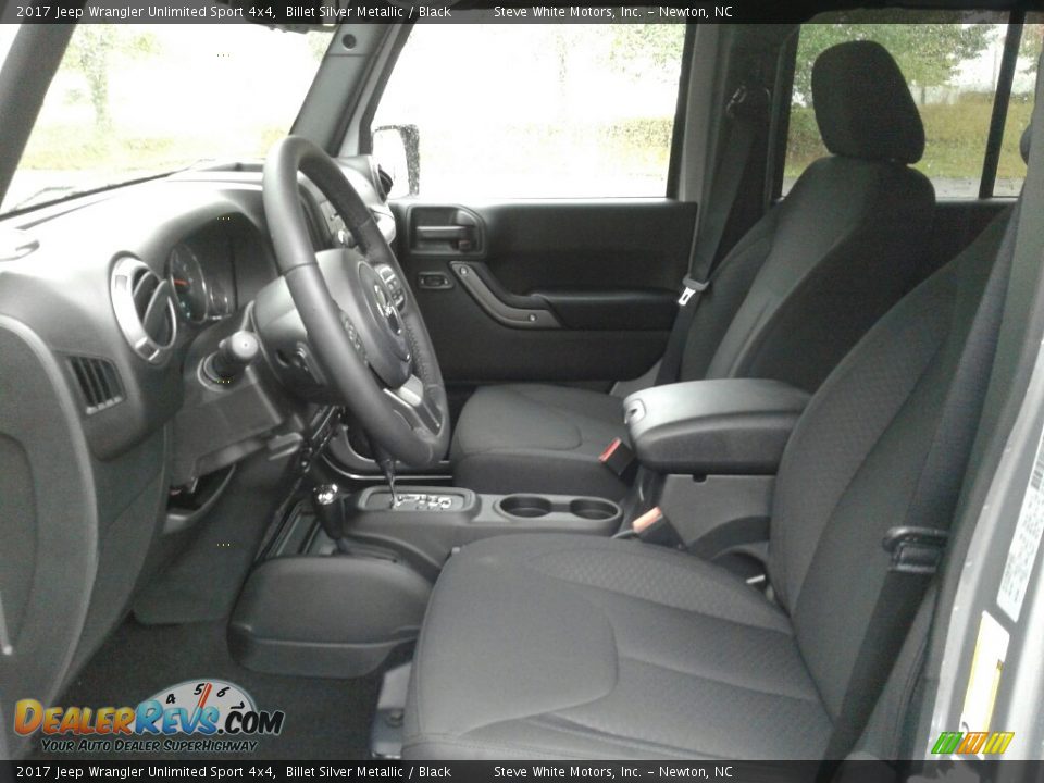 2017 Jeep Wrangler Unlimited Sport 4x4 Billet Silver Metallic / Black Photo #9