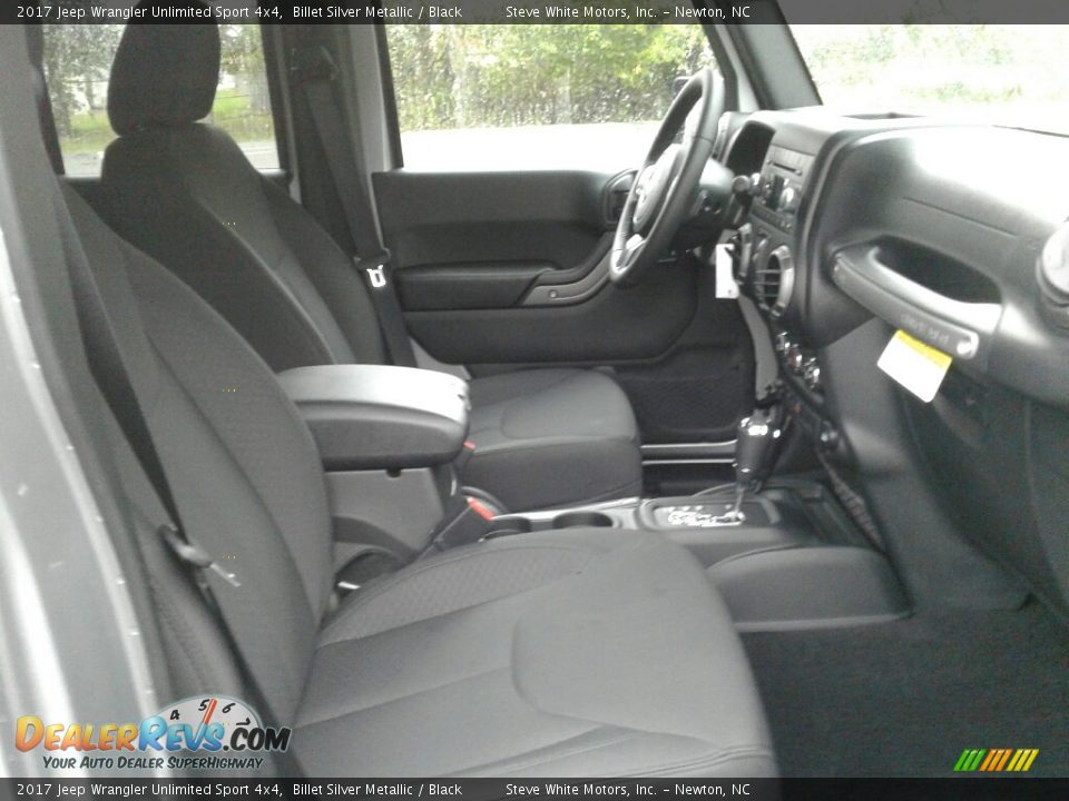 2017 Jeep Wrangler Unlimited Sport 4x4 Billet Silver Metallic / Black Photo #13