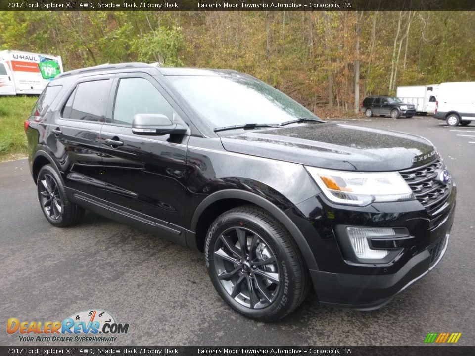 2017 Ford Explorer XLT 4WD Shadow Black / Ebony Black Photo #3