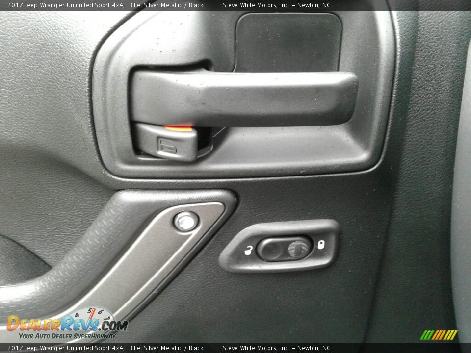 2017 Jeep Wrangler Unlimited Sport 4x4 Billet Silver Metallic / Black Photo #14