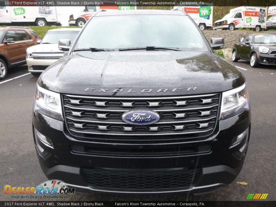 2017 Ford Explorer XLT 4WD Shadow Black / Ebony Black Photo #4