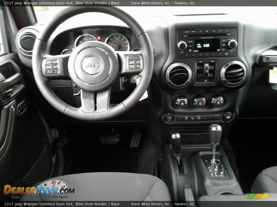 2017 Jeep Wrangler Unlimited Sport 4x4 Billet Silver Metallic / Black Photo #15