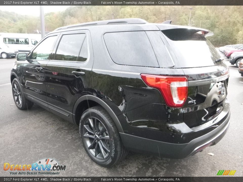 2017 Ford Explorer XLT 4WD Shadow Black / Ebony Black Photo #6