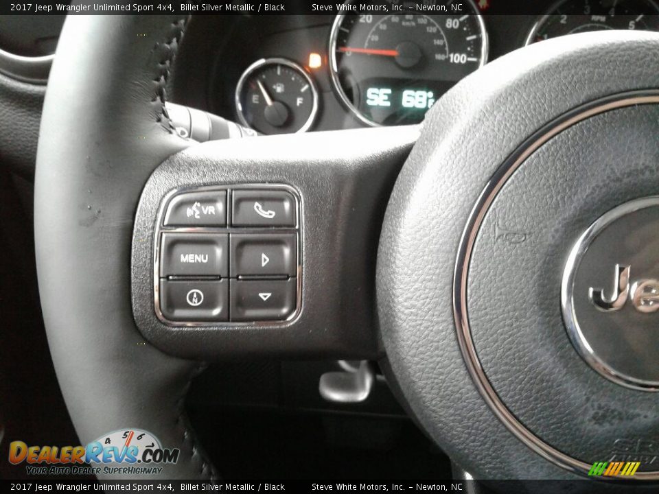 2017 Jeep Wrangler Unlimited Sport 4x4 Billet Silver Metallic / Black Photo #17