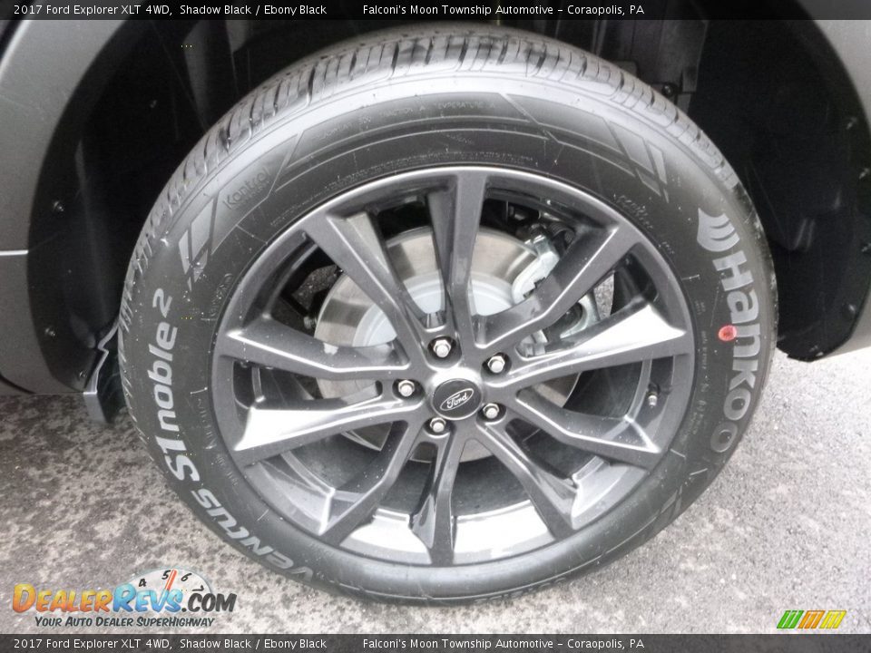 2017 Ford Explorer XLT 4WD Shadow Black / Ebony Black Photo #7
