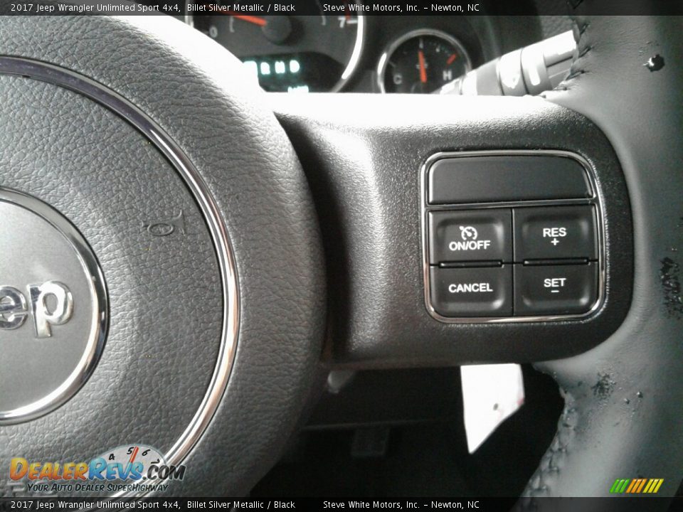 2017 Jeep Wrangler Unlimited Sport 4x4 Billet Silver Metallic / Black Photo #18