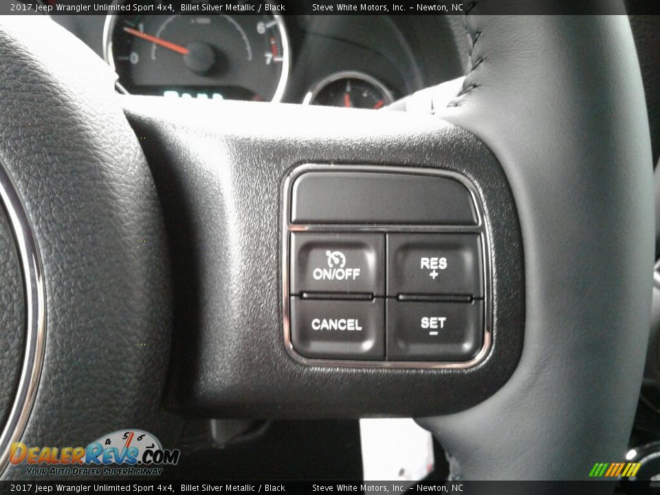 2017 Jeep Wrangler Unlimited Sport 4x4 Billet Silver Metallic / Black Photo #19