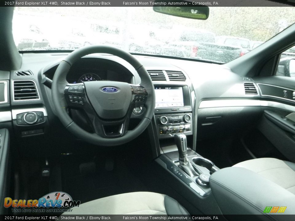 2017 Ford Explorer XLT 4WD Shadow Black / Ebony Black Photo #9