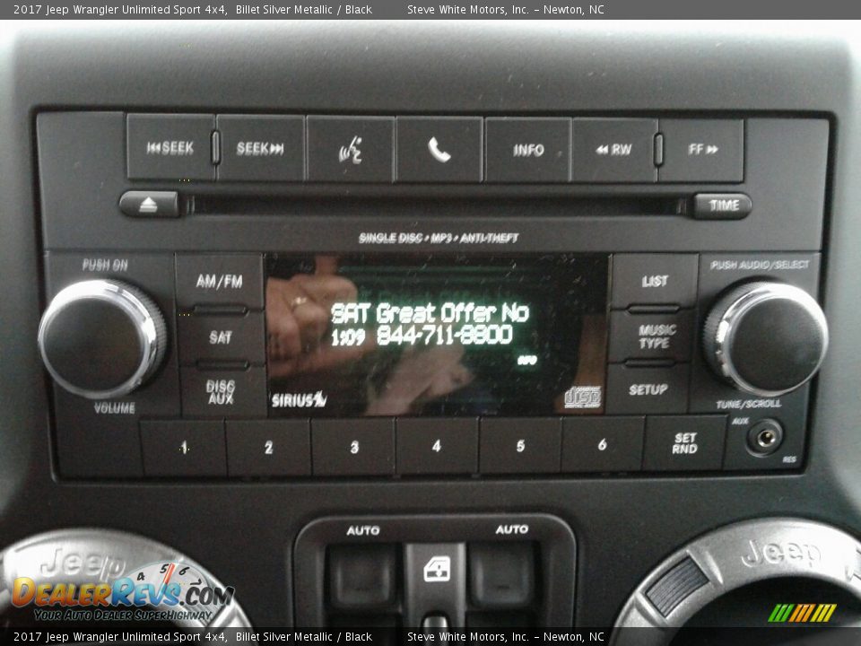 2017 Jeep Wrangler Unlimited Sport 4x4 Billet Silver Metallic / Black Photo #22