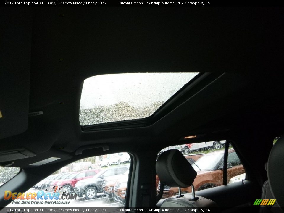2017 Ford Explorer XLT 4WD Shadow Black / Ebony Black Photo #12