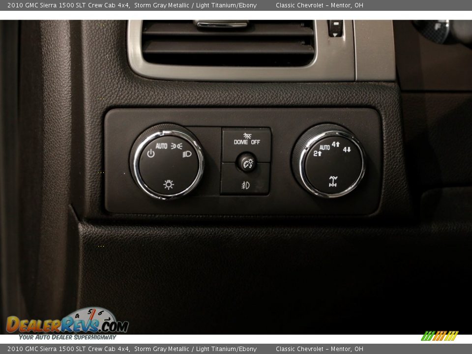 2010 GMC Sierra 1500 SLT Crew Cab 4x4 Storm Gray Metallic / Light Titanium/Ebony Photo #7