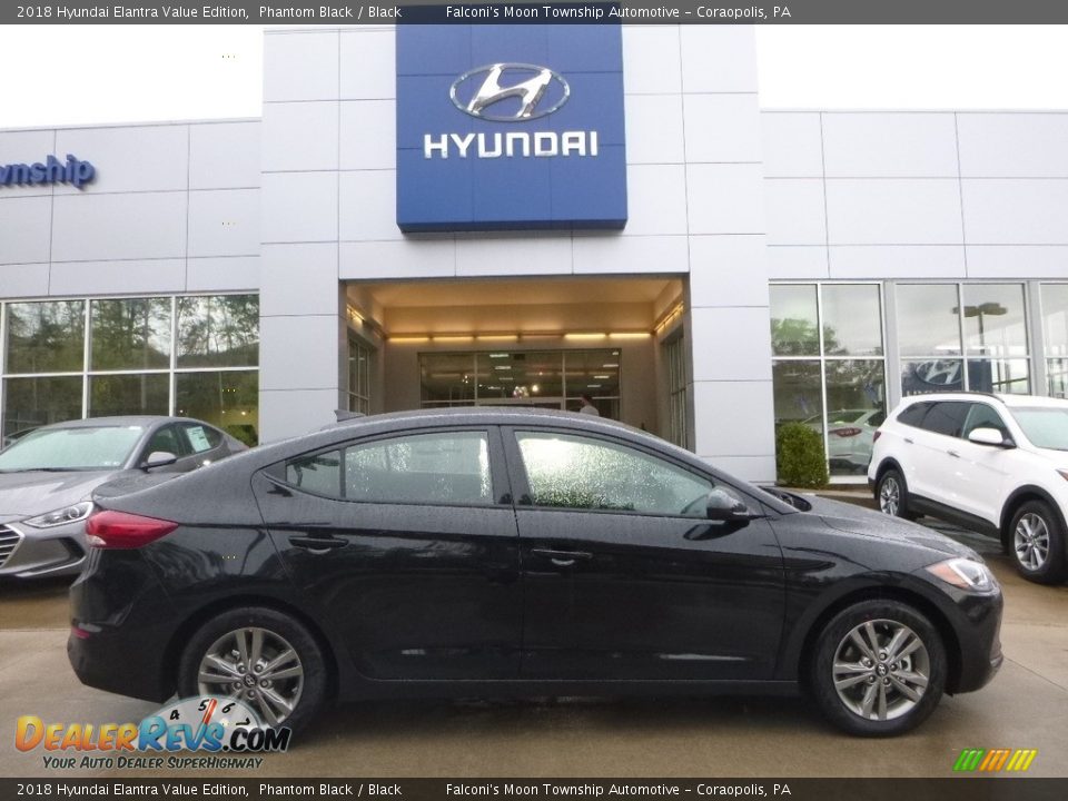 2018 Hyundai Elantra Value Edition Phantom Black / Black Photo #1