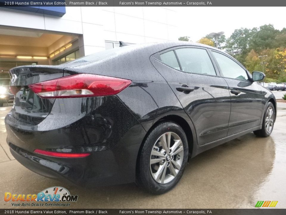 2018 Hyundai Elantra Value Edition Phantom Black / Black Photo #2