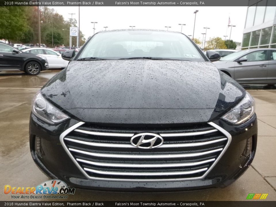 2018 Hyundai Elantra Value Edition Phantom Black / Black Photo #4