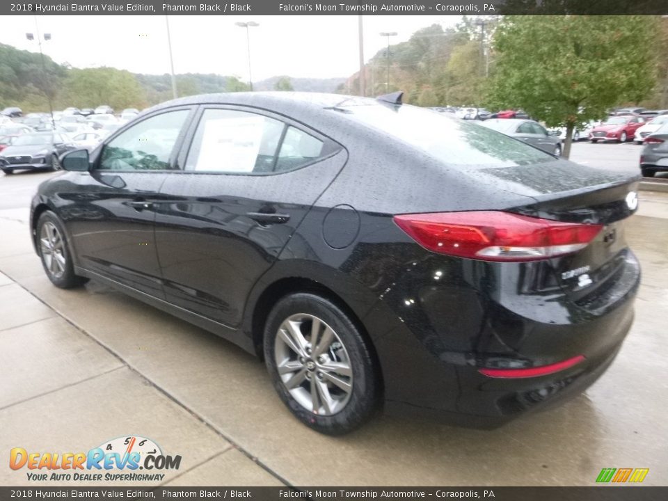 2018 Hyundai Elantra Value Edition Phantom Black / Black Photo #6
