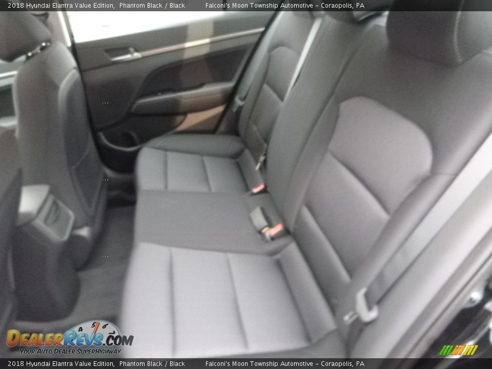2018 Hyundai Elantra Value Edition Phantom Black / Black Photo #8
