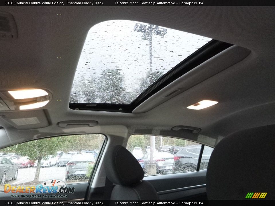 2018 Hyundai Elantra Value Edition Phantom Black / Black Photo #13